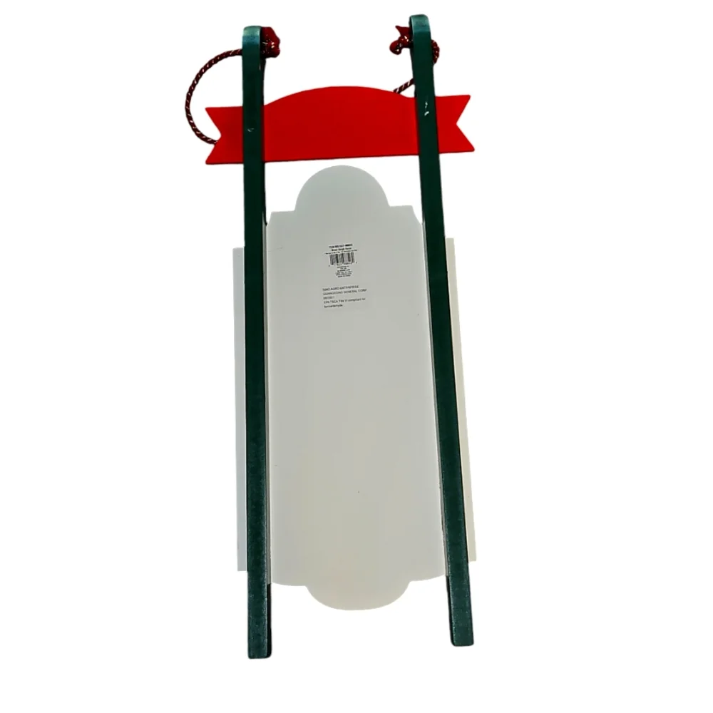 Christmas Holliday Joy to the World 3D Sleigh Wreth